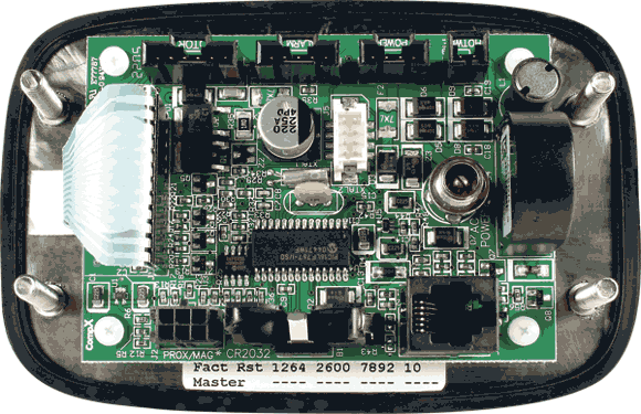CompX eLock Membrane Keypad, back view, larger photo