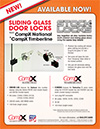 Click here to download a pdf of the Sliding Glass Door Lock sheet