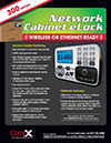 Click here to download a pdf of the CompX eLock networking cabinet sheet