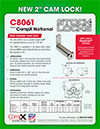 Click here to download a pdf of the CompX National C8061 2 inch Cam lock sheet