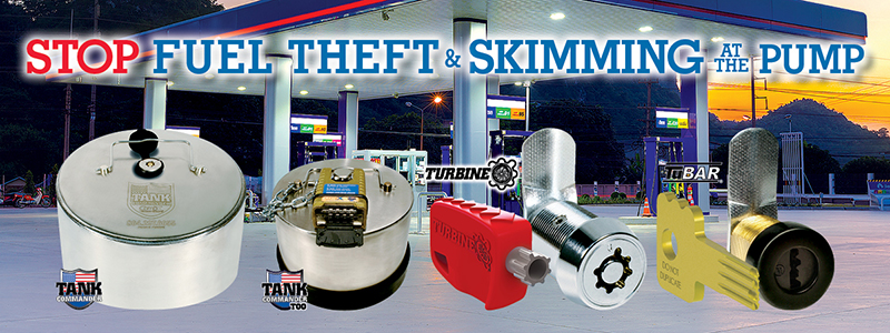 Stop Fuel Theft and Skimming at the Pump with Tank Commander, Tank Commander Too, Turbine and TuBAR from CompX
